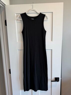 ABLE Black Sleeveless Midi Dress size small